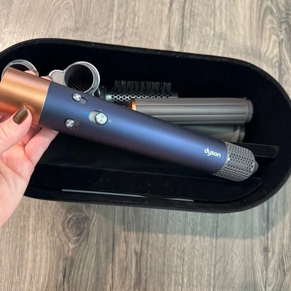 Dyson airwrap Blue and Copper Hair Styling Set long compete set multi styler - Picture 11 of 16